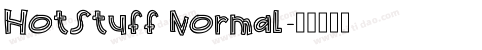 HotStuff Normal字体转换